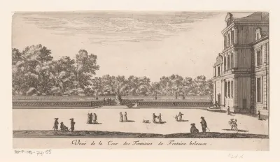 Gezicht op het Hof van de Fontein