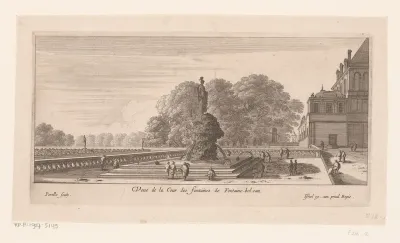 Gezicht op het Hof van de Fontein