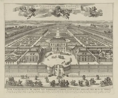 Gezicht op het Huis De Voorst te Eefde