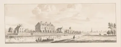 Gezicht op het huis 's Heerendijk bij IJsselstein