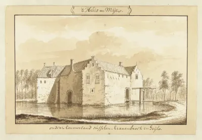 Gezicht op het Huis ter Mey in Kennemerland
