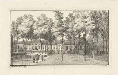 Gezicht op het huis Zorgvliet (Catshuis)
