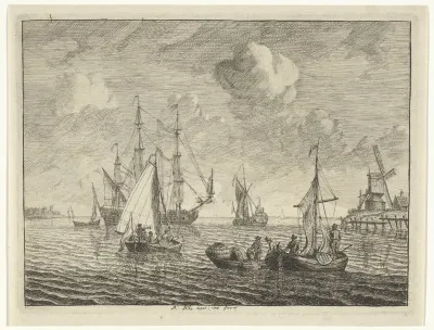 Gezicht op het IJ