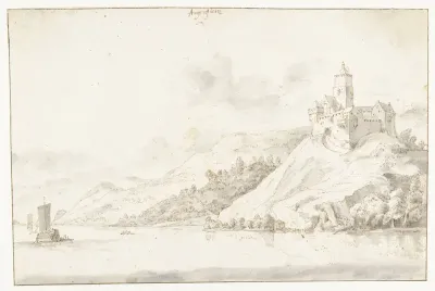 Gezicht op het kasteel Hagenstein