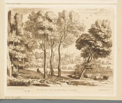 Gezicht op het Kasteel Tor Crescenza te Rome