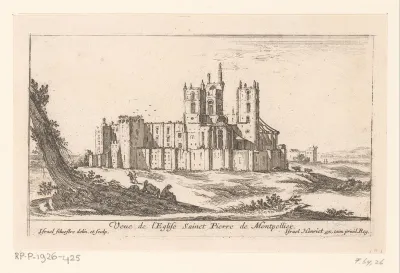 Gezicht op het kasteel van Ferté-Milon