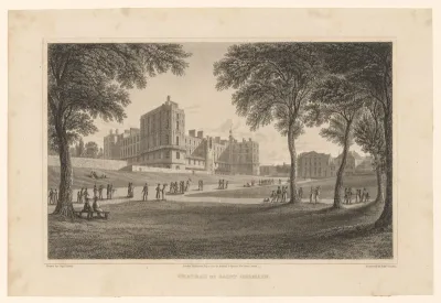 Gezicht op het Kasteel van Saint-Germain-en-Laye