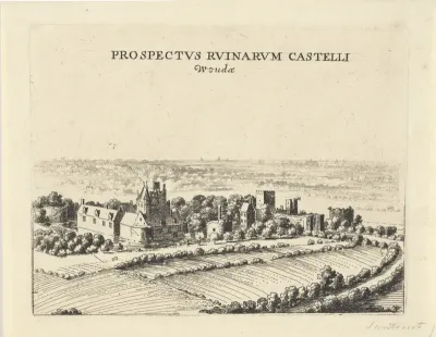 Gezicht op het Kasteel van Wouw