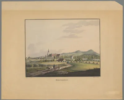 Gezicht op het klooster Heinrichau