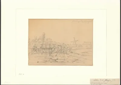 Gezicht op het Kuiperspad en molen De Samson