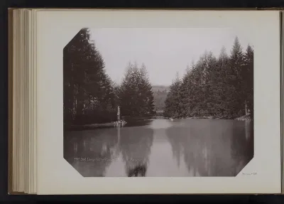 Gezicht op het Kurpark te Bad Schwalbach