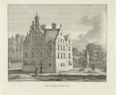 Gezicht op het landgoed Zuilestein