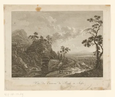 Gezicht op het landschap in de omgeving van Bazel