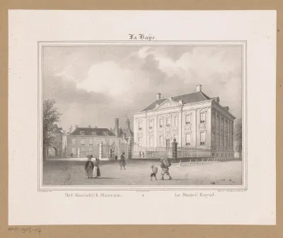 Gezicht op het Mauritshuis
