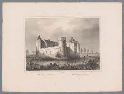 Gezicht op het Muiderslot