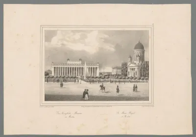 Gezicht op het Museumsinsel in Berlijn