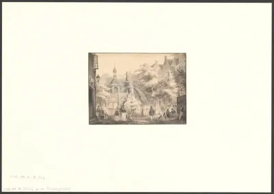 Gezicht op het Oude Doolhof aan de Prinsengracht