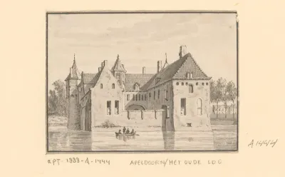 Gezicht op het Oude Loo te Apeldoorn