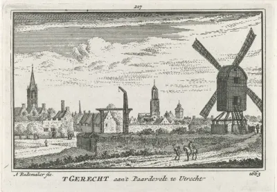 Gezicht op het Paardenveld te Utrecht, 1663