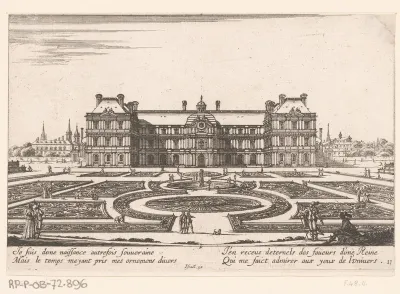 Gezicht op het Palais du Luxembourg