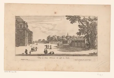 Gezicht op het Palais du Luxembourg