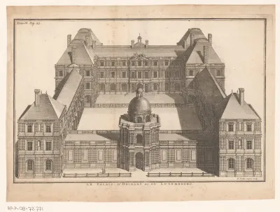 Gezicht op het Palais du Luxembourg