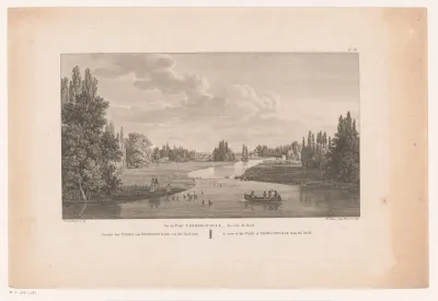Gezicht op het Parc Jean-Jacques Rousseau