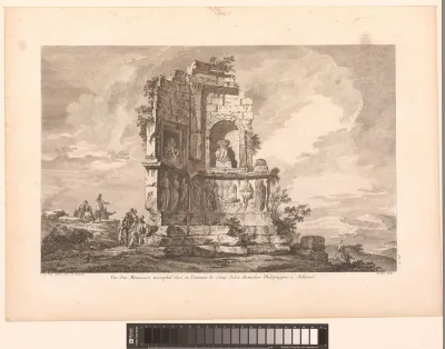 Gezicht op het Philopappos Monument