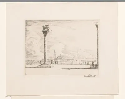 Gezicht op het Piazzetta di San Marco