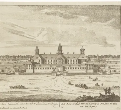 Gezicht op het Potsdamer Stadtschloss