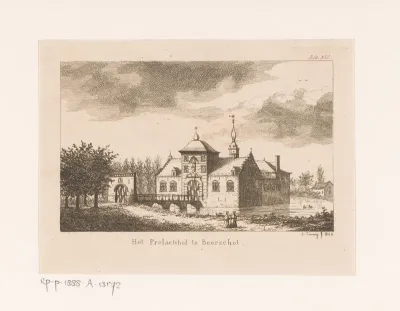Gezicht op het Prelaatshof in Beerschot