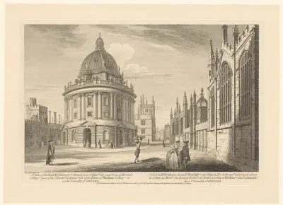 Gezicht op het Radcliffe Square