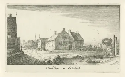 Gezicht op het Rechthuis te Ouderkerk aan de Amstel
