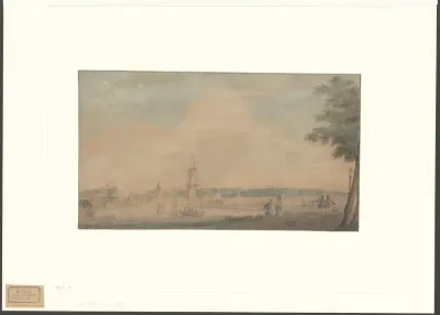 Gezicht op het Singel en de Amstel vanaf de Weesperzijde