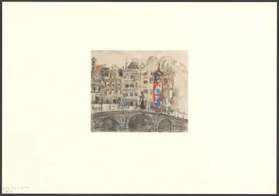 Gezicht op het Singel