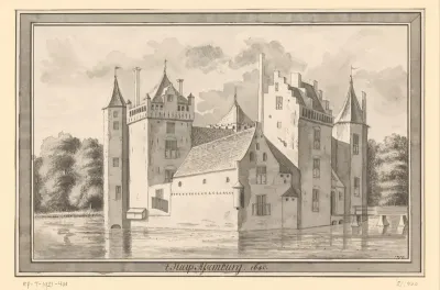 Gezicht op het Slot Assumburg bij Heemskerk, 1640