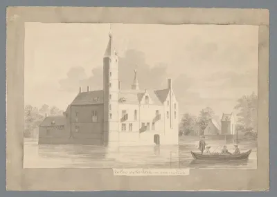 Gezicht op het Slot Heemstede