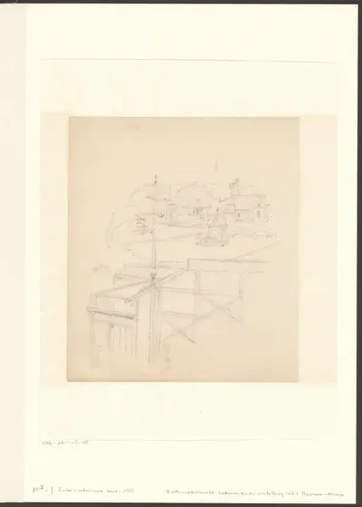 Gezicht op het tentoonstellingsterrein van de Internationale Koloniale en Uitvoerhandel Tentoonstelling te Amsterdam van 1883
