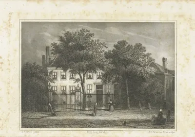 Gezicht op het Tollenshuis te Rijswijk