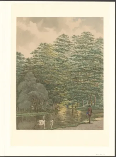 Gezicht op het Vondelpark