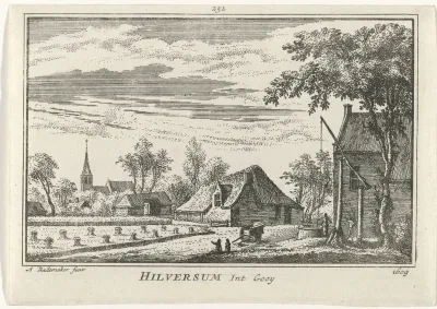 Gezicht op Hilversum, 1609
