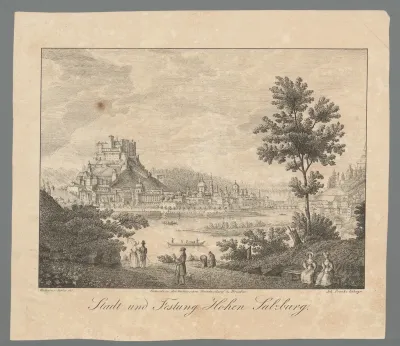 Gezicht op Hohensalzburg