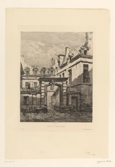 Gezicht op Hôtel de Lesdiguière