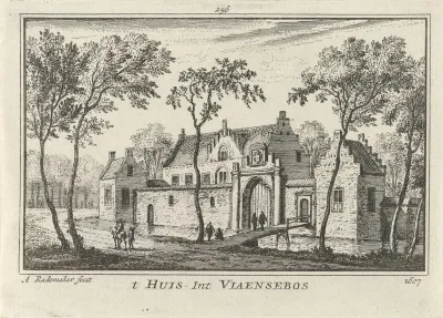 Gezicht op Huis Ameliastein, 1607