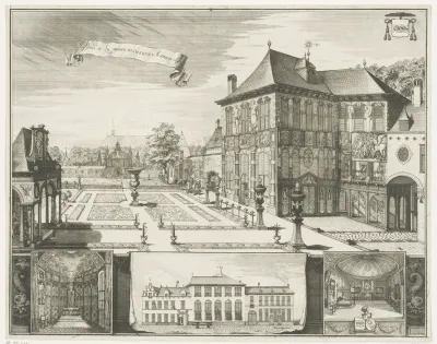 Gezicht op huis Hilwerue te Antwerpen