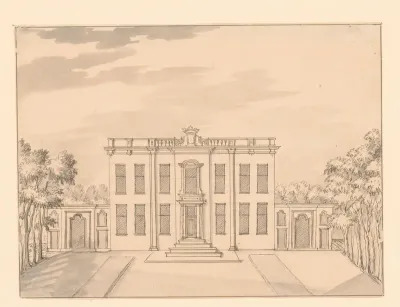 Gezicht op huis Rosenburg