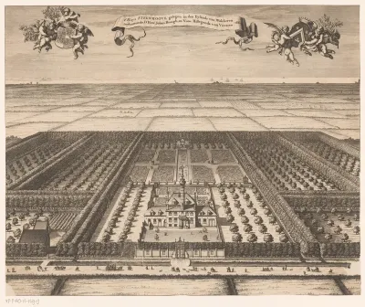 Gezicht op Huis Steenhoven, 1684