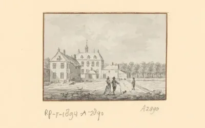 Gezicht op Huis Tol te Koudekerk aan den Rijn