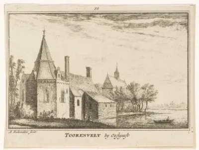 Gezicht op Huis Toorenvelt te Oegstgeest