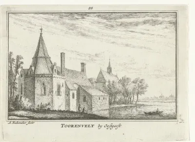 Gezicht op Huis Toorenvelt te Oegstgeest